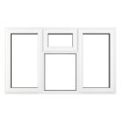 Crystal  Top, Left & Right-Hand Opening Clear Triple-Glazed Casement White uPVC Window 1770mm x 1040mm