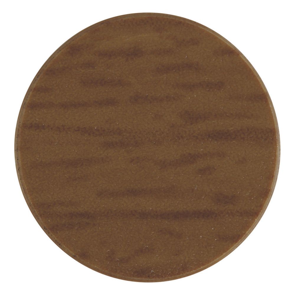 Timco Screw Caps Natural Walnut 13mm 112 Pack