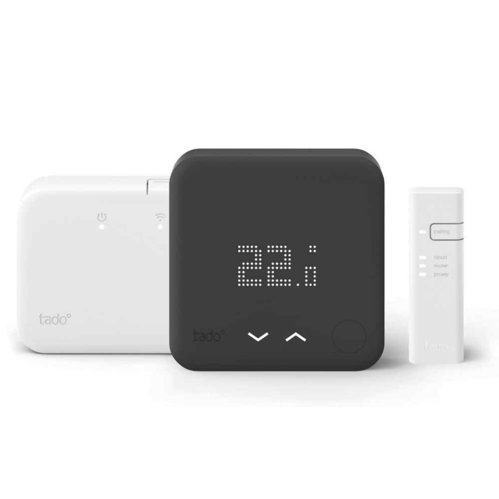 TADO - TERMOSTATO SMART KIT V3+ CON 2 VALVOLE BASIC - White