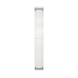 Time Venetian 1800mm x 255mm 4645BTU Matt Chrome Vertical Designer Radiator