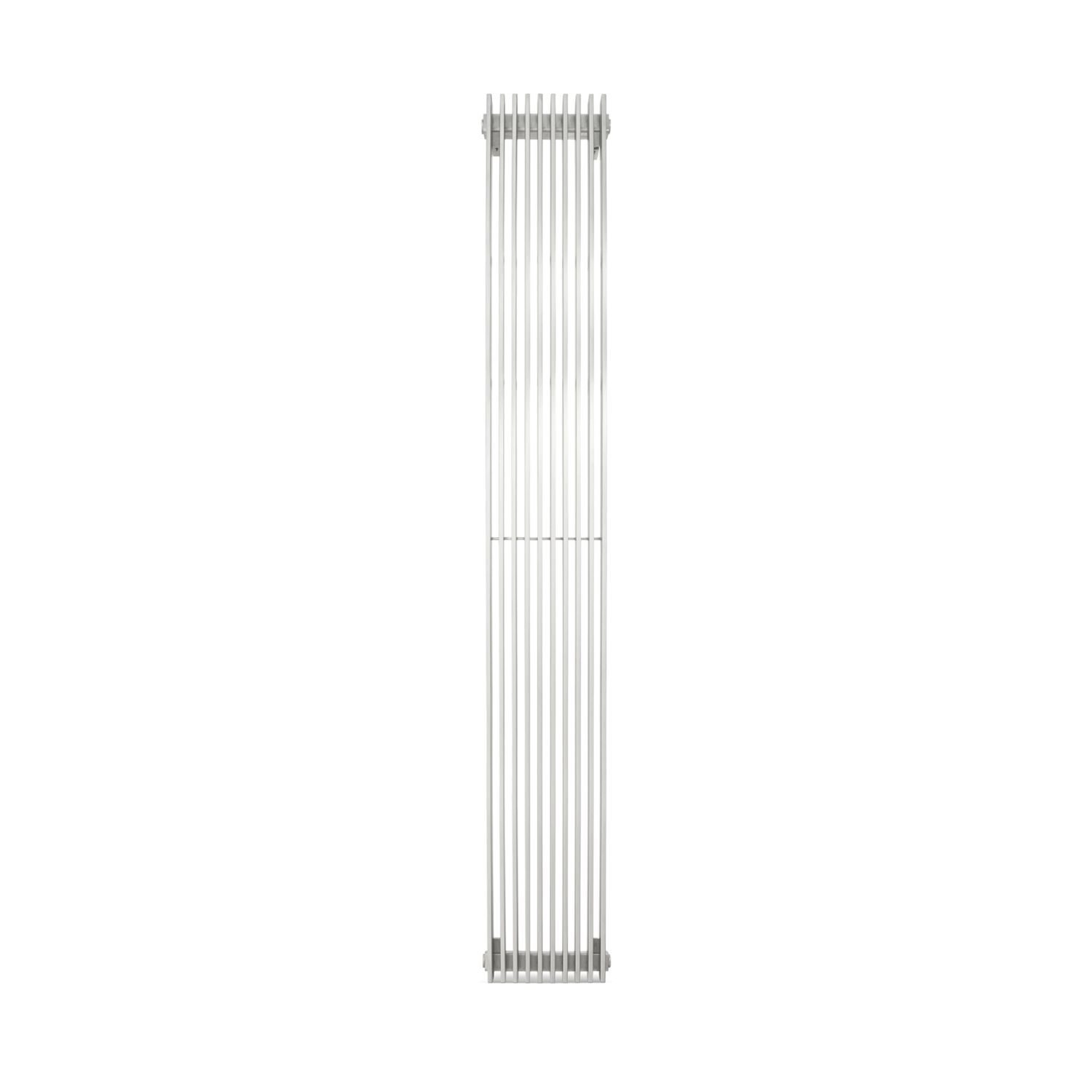 Time Venetian 1800mm x 255mm 4645BTU Matt Chrome Vertical Designer Radiator (701KL)