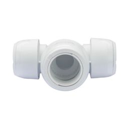 Hep2O  Plastic Push-Fit Reducing Keyless Tee 22mm x 22mm x 28mm