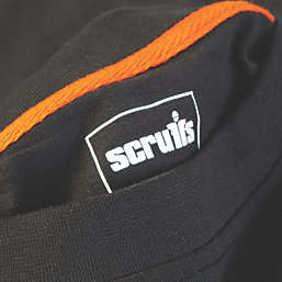 Scruffs  Short Sleeve Worker T-Shirt Black Medium 42 1/2" Chest