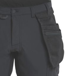 Blaklader 1720 Stretch Trousers Black 40" W 33" L