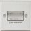 Knightsbridge CS11BC 10AX 1-Gang TP Fan Isolator Switch Brushed Chrome