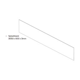 Mariz  Dark Concrete Splashback 600mm x 3050mm x 3mm