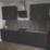 Mariz  Dark Concrete Splashback 600mm x 3050mm x 3mm