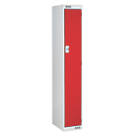 LinkLockers Security Locker 1-Door 1800mm x 300mm Red