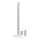 Baxi  Under Balcony / Eaves Flue Kit White 1035mm