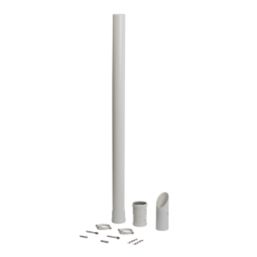 Baxi  Under Balcony / Eaves Flue Kit White 1035mm
