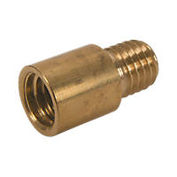 backplate & BRASS Rod Brass Pipe Clip Extended from the Wall Munsen ring 