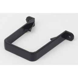 FloPlast  Square Pipe Clips Black 65mm 10 Pack