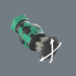 Wera Kraftform Kompakt RA 4 Interchangeable Ratchet Stubby Set 6 Pieces