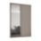 Spacepro Shaker 2-Door Sliding Wardrobe Door Kit Stone Grey Frame Stone Grey / Mirror Panel 1145mm x 2260mm