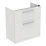 Ideal Standard i.life A Floorstanding Vanity Unit With Chrome Handles & Basin Matt White 800mm x 440mm x 853mm