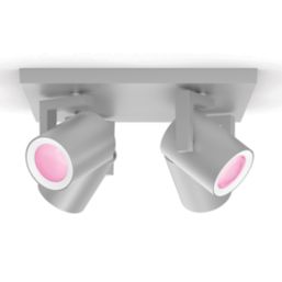Philips Hue Argenta  LED Quadruple Spotlight Aluminium 6W 1400lm
