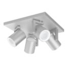 Philips Hue Argenta  LED Quadruple Spotlight Aluminium 6W 1400lm