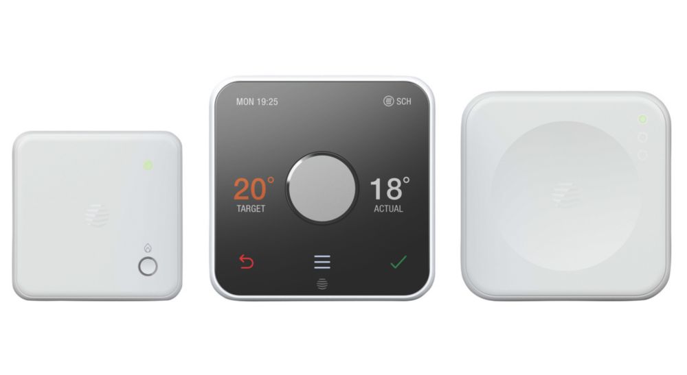 Hive Active V3 Wireless Heating Smart Thermostat White / Grey Screwfix