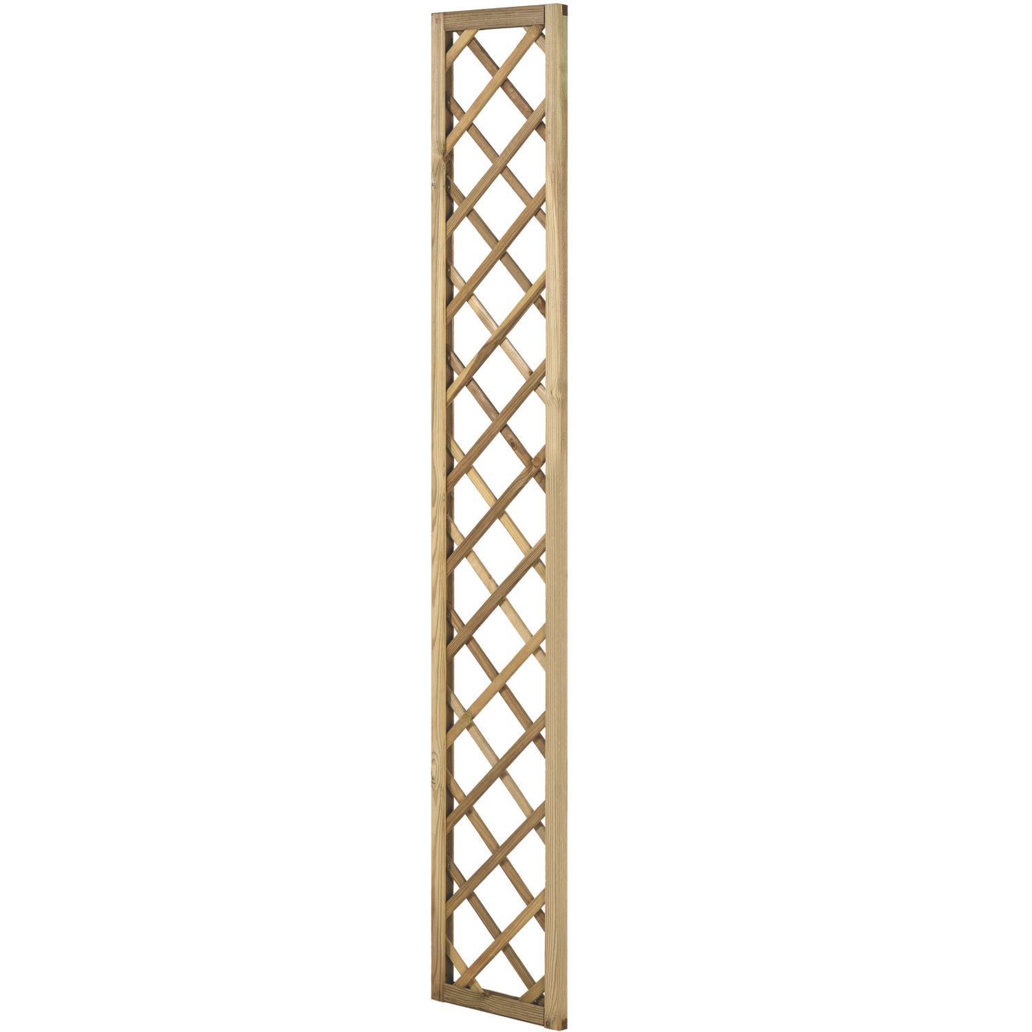 Forest Hidcote Softwood Rectangular Garden Trellis 1' x 6' 5 Pack (702KP)