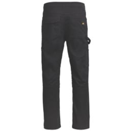 Black work trousers with cheap pockets