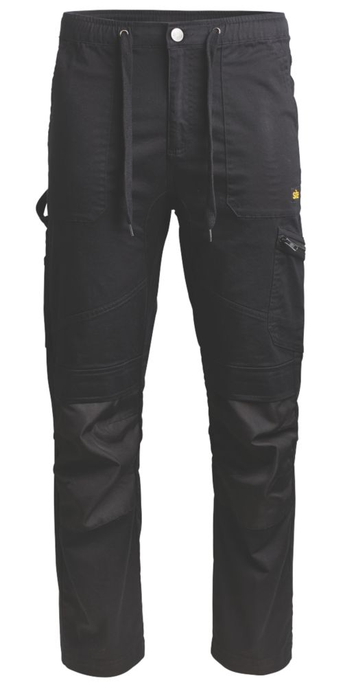 Site Tesem Multi-Pocket Work Trousers Black 32