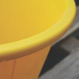 Faithfull  Polypropylene Bucket Yellow 14Ltr