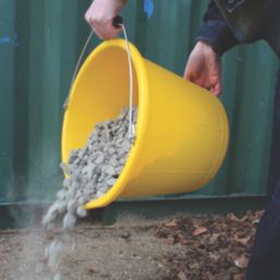 Faithfull  Polypropylene Bucket Yellow 14Ltr