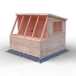 Shire  8' x 8' (Nominal) Pent Timber Potting Shed