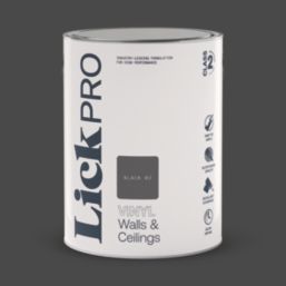 LickPro  5Ltr Black 02 Vinyl Matt Emulsion  Paint