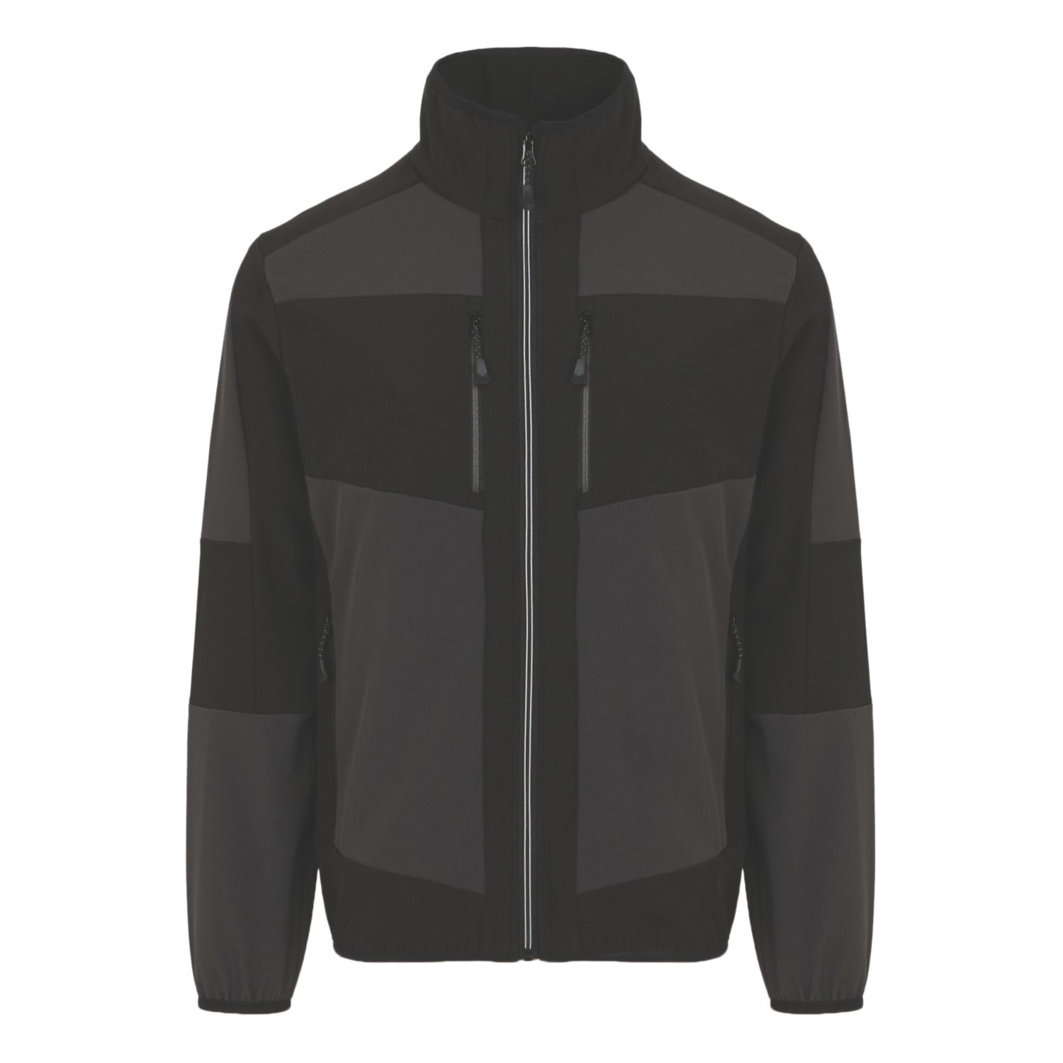 Regatta E-Volve 2-Layer Softshell Jacket Ash/Black 3X Large 50" Chest (702TN)
