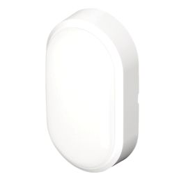 4lite Pylus Outdoor Oval LED Bulkhead White 12W 1100lm