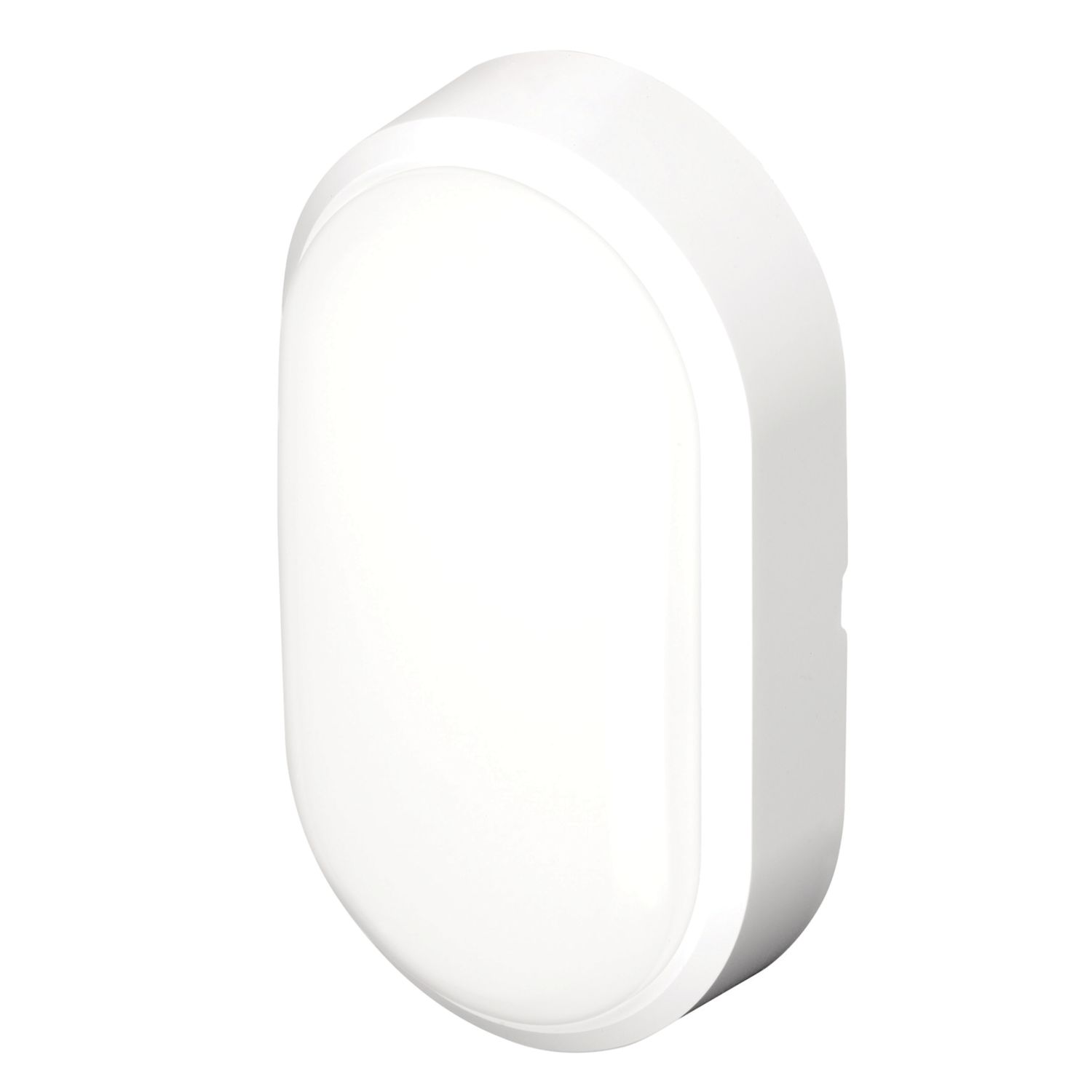 4lite Pylus Outdoor Oval LED Bulkhead White 12W 1100lm (702VH)
