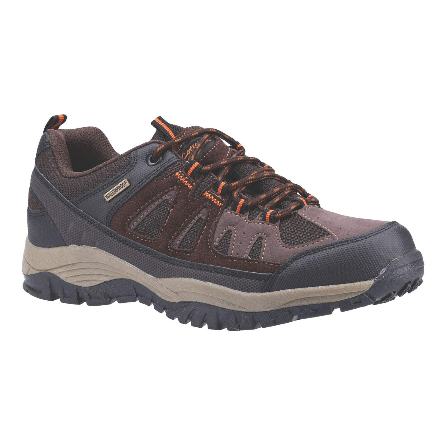 Cotswold Maisemore Low Hiking Size 7 Brown Waterproof Non Safety Work Boots (702XE)