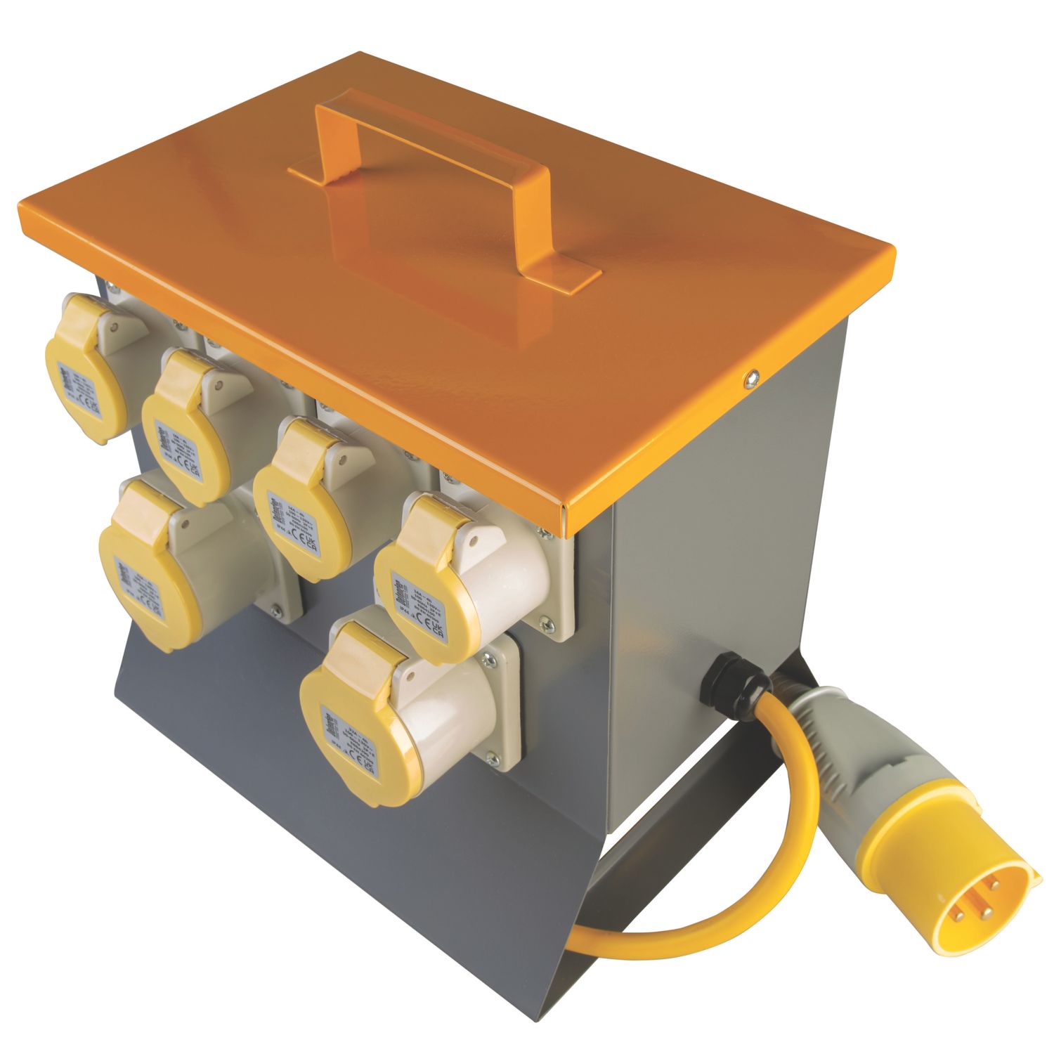Defender 16-32A 6-Way MCB Splitter 4.7m 110V (702XX)