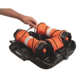 EasyExtend  Post & Base Orange/Black 1.15m