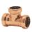 Tectite Sprint  Copper Push-Fit Equal Tee 22mm