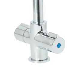Dual-Lever Mono Mixer Kitchen Tap Chrome