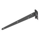 Black Powder-Coated Medium Duty Tee Hinges 255mm 2 Pack