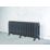 Arroll 470mm x 1234mm 4606BTU Anthracite Cast Iron 3 Column Radiator