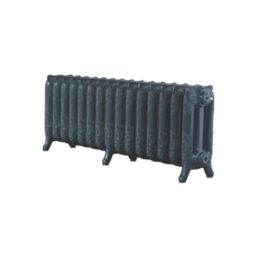 Arroll 470mm x 1234mm 4606BTU Anthracite Cast Iron 3 Column Radiator