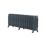 Arroll 470mm x 1234mm 4606BTU Anthracite Cast Iron 3 Column Radiator