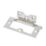 Polished Chrome Flush Hinge 76mm x 33mm 2 Pack