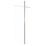 Palermo  Semi-Framed Showerwall Glass Chrome 900mm x 1950mm