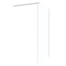 Palermo  Semi-Framed Showerwall Glass Chrome 900mm x 1950mm