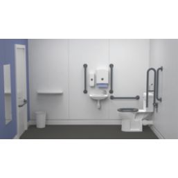 Fitzroy of London Doc M Toilet Pack Dark Grey 12 Piece Set