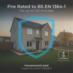 British General  Fire Rated 1-Gang Dry Lining  Box 47mm