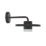 Lutec Plato Outdoor LED Wall Light Black 7W 1000lm