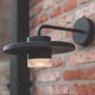 Lutec Plato Outdoor LED Wall Light Black 7W 1000lm