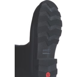 Hunter Downpour Adjustable Size 8  Navy Non Safety Wellies