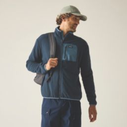Regatta Frankie Full Zip Fleece Navy / China Blue 2X Large 55" Chest